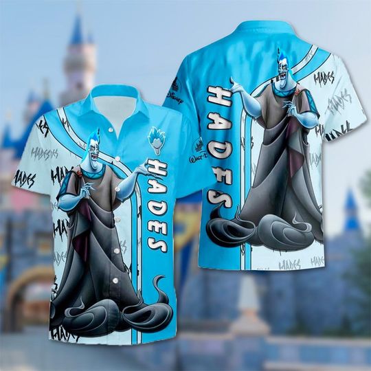 Hercules Hades Hawaiian Shirt, Hercules Halloween Hawaii Shirt