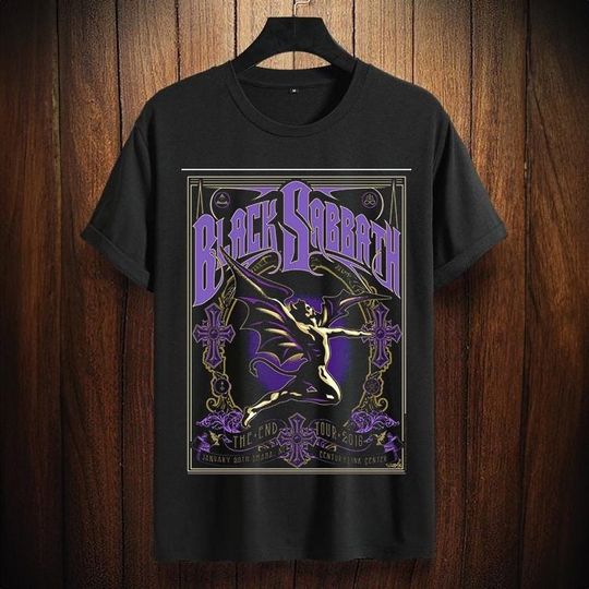 Vintage Black Sabbath Last Sabbath Of The Millennium Band T-shirt, Black Sabbath Graphic Tee, 90s Rock Band Shirt, Fan Gifts, Music Shirt