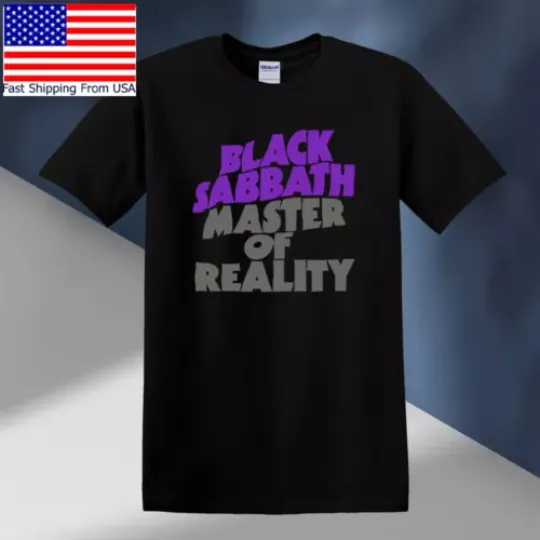 BLACK SABBATH Master of Reality Men's Black T-Shirt