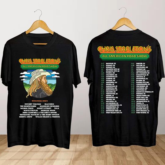 Chris Stapleton All American Road Show T-Shirt, Chris Stapleton T-Shirt, Chris Stapleton Fan Gift Shirt, All American Road Show Shirt