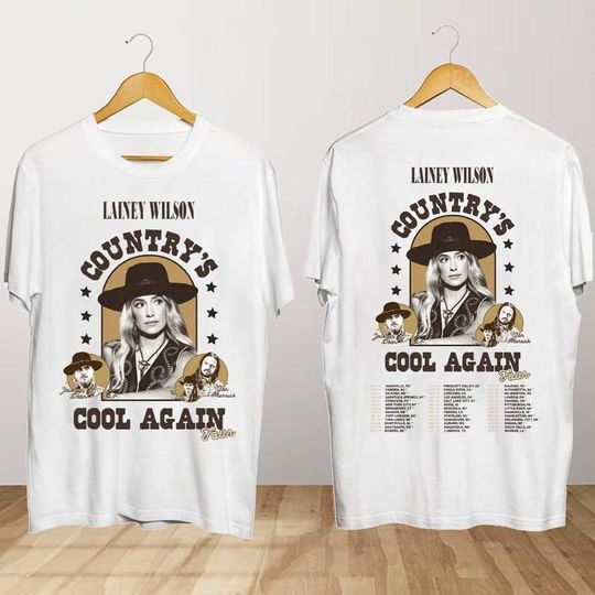 Lainey Wilson Country's Cool Again Tour T-Shirt, Lainey Wilson T-Shirt, Lainey Wilson Fan Gift Shirt, Country's Cool Again Tour Shirt