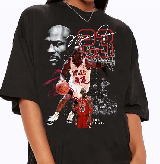 Vintage 90s Graphic Style Michael Jordan TShirt - Retro American Basketball Gift For Man and Woman Unisex Shirt