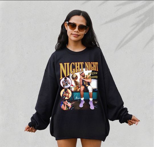 Night Night Steph Curry Shirt, Steph Curry Shirt, Retro Basketball Shirt, Vintage Style Shirt, Playoffs, Vintage Sweatshirt