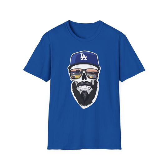 Dodgers Beard Skull Tee