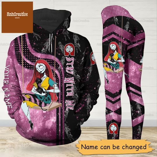Disney Sally Hoodie And Leggings, Custom Sally Halloween Hoodie, Nightmare Before Christmas Hoodie, Leggings For Women, Gifts For Her