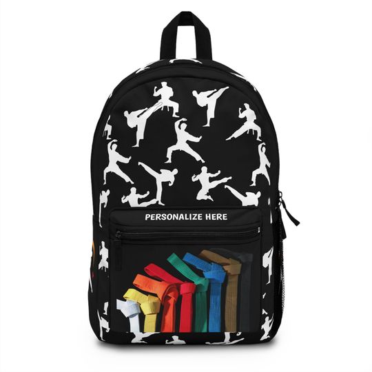 Personalized Kids Karate Themed  Backpack | back to school  kids Tae Kwon Do backpack