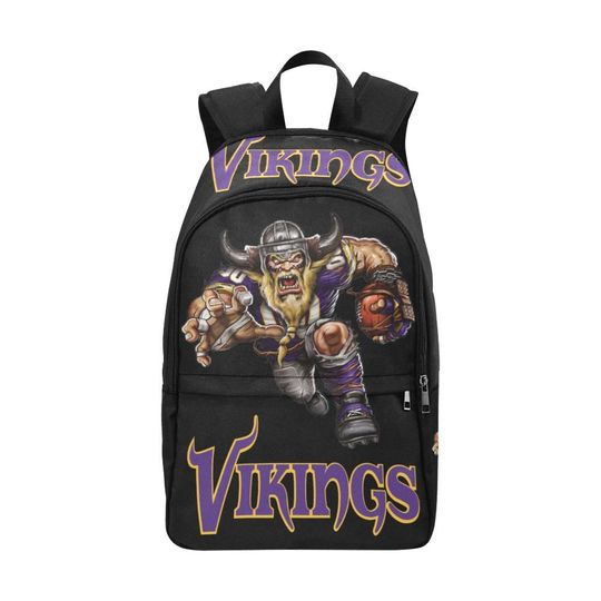 Minnesota, Vikings, Football Backpack, For Husband, for kids, Gift for friend, Birthday Gift, Fan gift, Football fan, sports backpack