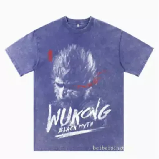 Game Black Myth: WuKong T-shirt game Casual Unisex Short Sleeve Cosplay Summer