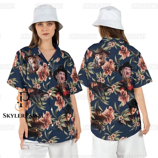 Freddy Krueger Hawaiian Shirt, Freddy Krueger Tropical Shirt