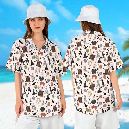 Hocus Pocus Halloween Hawaiian Shirt, Sanderson Sisters Hawaii Shirt