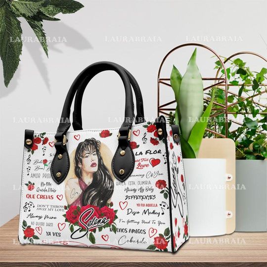 Selena Quintanilla Bags and Purses, Selena Leather Bags For Women, Selena Women Handbag, Shopping Bag, Handmade Bag