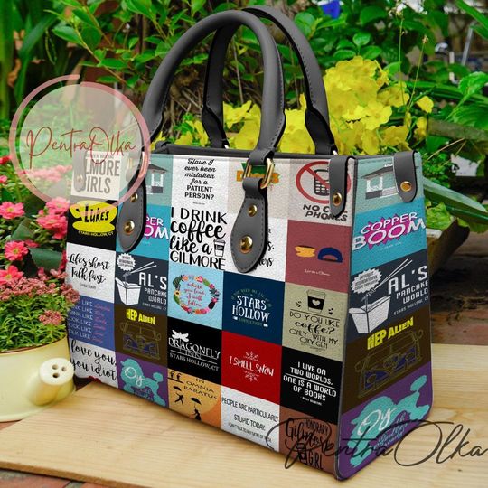 Gilmore Girls Leather Handbag, Gilmore Girls Handbag, Shoulder Bag, Crossbody Bag, Top Handle Bag