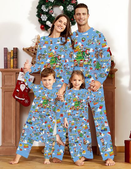 Toy Story Group Matching Family Pajamas Set Toy Story Pajamas Cartoon Ddisney Family Pajama Set For Tory Story Fan Toy Story Shirt