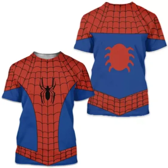 GOOD PRICE- Spider-Man Costume Halloween 3D All Over Print Unisex T-Shirt