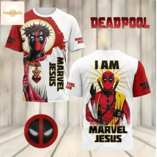 Halloween Deadpool 3D T-SHIRT HALLOWEEN GIFT CHRISTMAS GIFT BEST PRICE US SIZE