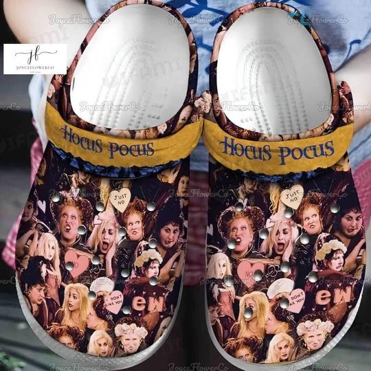 Hocus Pocus Halloween Clogs, Hocus Pocus Women Shoes, Sanderson Sisters Shoes, Just A Bunch Of Hocus Pocus, Disney Witches Sandals