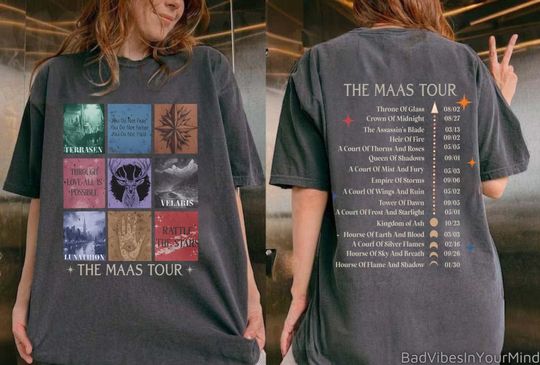 Sarah J. Maas Eras Tour Shirt, The Mass Tour Shirt, Acotar Shirt