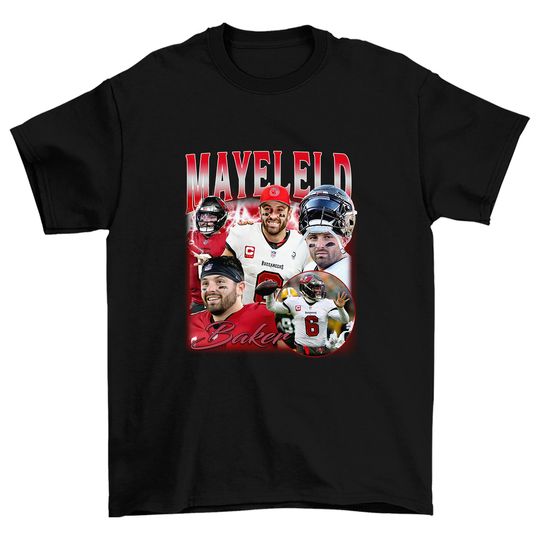 Baker Mayfield Football Shirt, Game Day 90s Retro Graphic Tee, Vintage Football Bootleg Gift Unisex Shirt