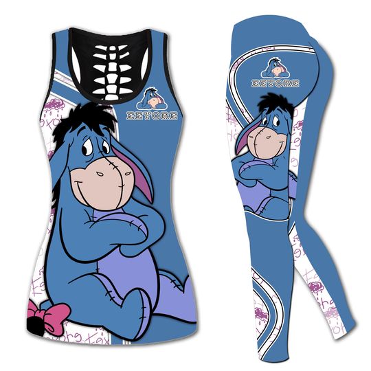 Cute Eeyore Tank Top, Disney Eeyore Leggings, Eeyore Workout Tank