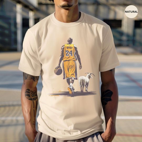 Kobe Bryant Goat Shirt, Kobe Bryant Shirt, Kobe Goat Shirt, Kobe Goat T-Shirt, Goat Shirt, Basketball Shirt, Kobe Gift, Goat Tee, Kobe Tee