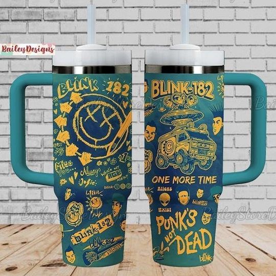 B182 40oz Tumbler, B182 Tour Tumbler Cup, B182 Band Coffee Tumbler, B182 Merch Stainless Tumbler, B182 Gift