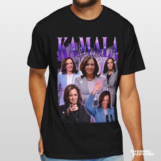 Kamala Harris Vintage Shirt, Kamala Harris Retro 90s Tshirt, Vintage 90s Bootleg Rap Tee, Kamala Harris for President 2024 Tee