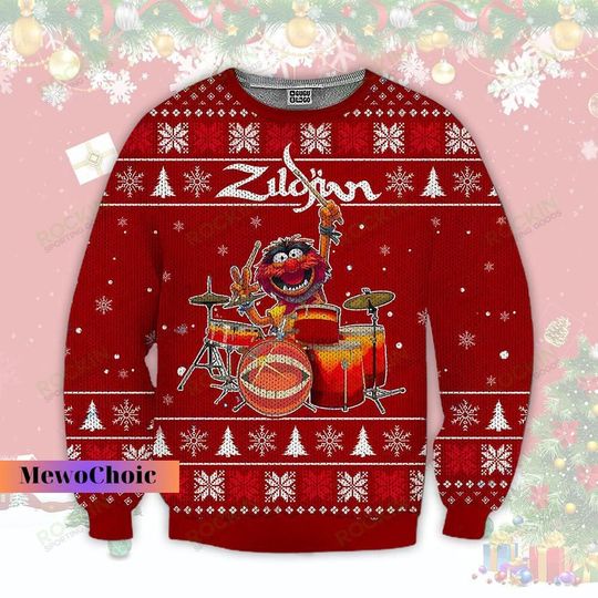 The Muppet Christmas Sweater, Woman Sweater, Animal Muppet Shirt, Disney The Muppets Shirt, Tv Series Shirt, Ugly Christmas Sweater