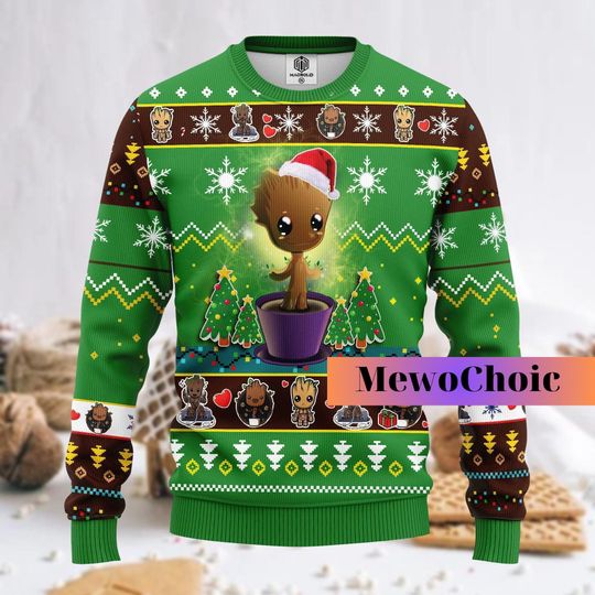 Christmas Groot Sweater, Im Groot Christmas Shirt, Baby Groot Christmas Shirt, Galaxy Edge Christmas Shirt, Ugly Christmas Sweater