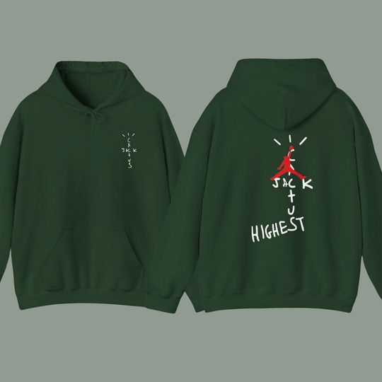 Cactus Jack Hoodie, Highest in The Room Hoodie, Cactus Jack, Travis Cactus Jack Hoodie Gift for Him Gift for Her Rap Shirt Fan Merch