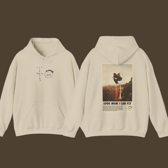 Look Mom I Can Fly Hoodie, Cactus Jack Look Mom I Can Fly, Cactus Jack Hoodie, Travis Look Mom I Can Fly Hoodie, Cactus Jack Hoodie