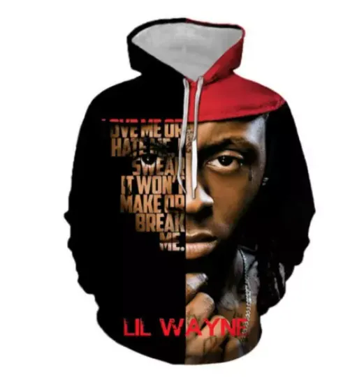 cute, Lil Wayne 3D PRINTED HOODIE - new gift hoodie shirt, best hoodie