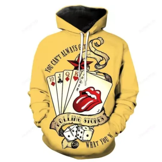 The Rolling Stones 3D full over print 3D Hoodie For Men Women All Over 3D