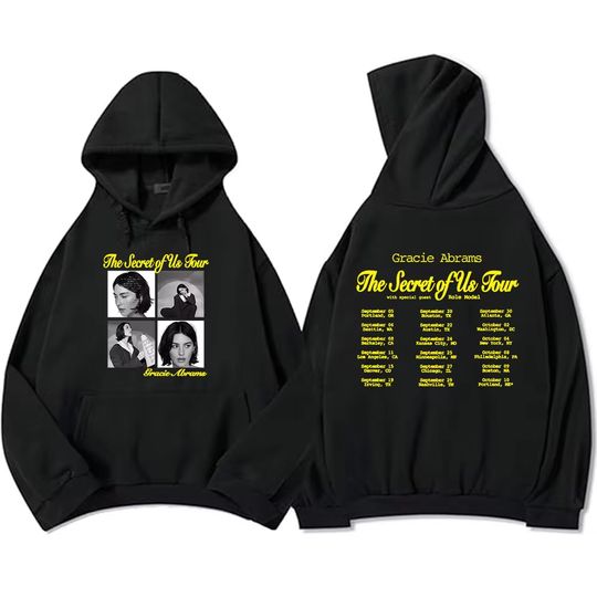 Men Streetwear 2024 Album The Secret of Us Hoodie, Gracie Abrams Graphic Hoodies, Moletom Winter Fleece Hooded Pullover Unisex