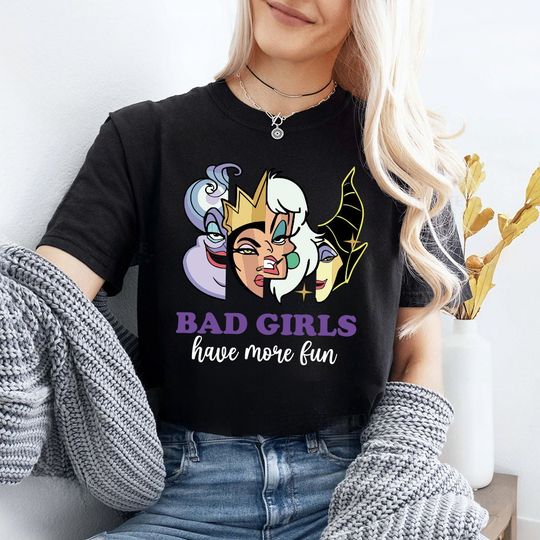 Disney Bad Girls Shirt, Disney Villians Shirt, Haunted Mansion Shirt