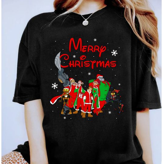 Disney Treasure Planet Christmas Santa Costume Shirt, Retro Treasure Planet Xmas Lights Shirt