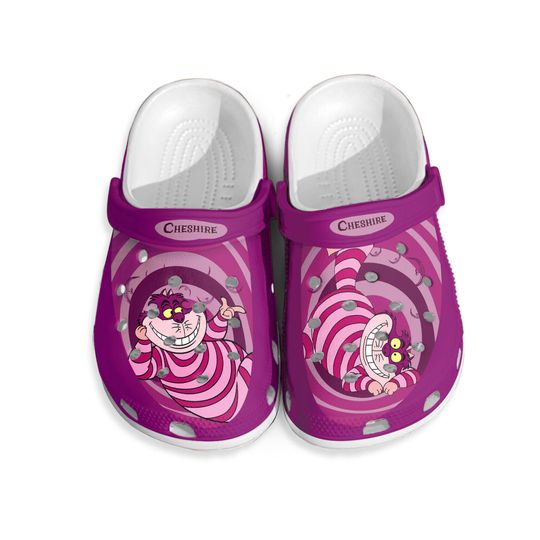 Discover Funny Cheshire Cat Love Cheshire Best Cartoon Gift For Fans Unisex Classic Clogs