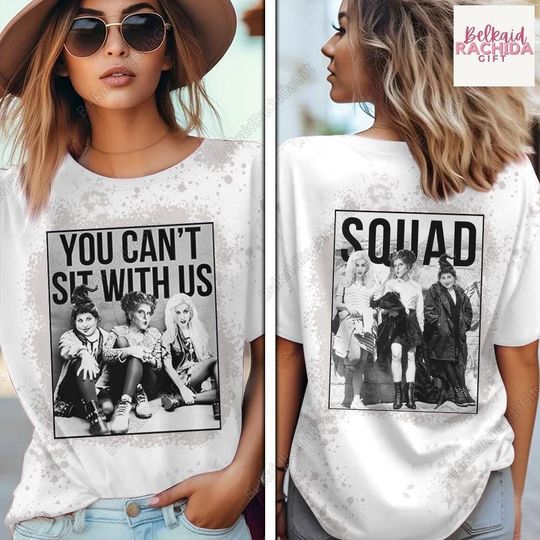 Halloween Hocus Pocus Shirt, Sanderson Sisters Tee, Hocus Pocus Squad, Horror Characters T-Shirt, Disney Witches Shirt For Women