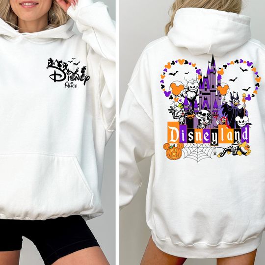 Custom Disney Halloween Hoodie,Retro Halloween Disneyworld Trip Hoodie,Halloween Party Hoodie,Boo To You Mickey Hoodie,Spooky Season Hoodie