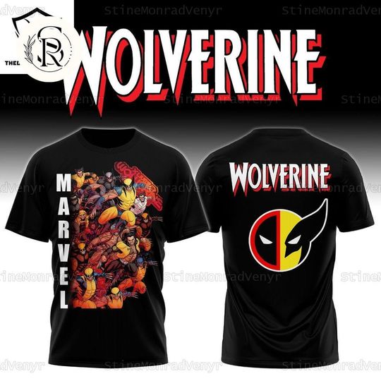 Custom Wolverine 3D Shirt, Deadpool And Wolverine T-Shirt, Hugh Jackman Deadpool 3 Movie Tee, Disney Unisex Shirt