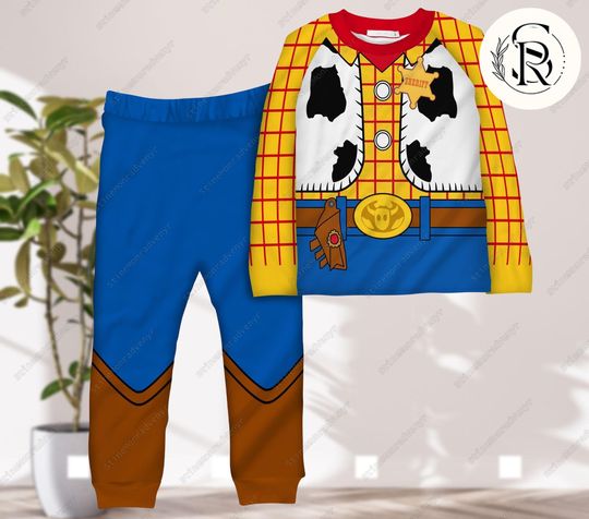 Toy Story Halloween Pajamas, Toy Story 3d Shirt Pant Set, Disney Woody Pajamas Pants, Woody Toy Story Night Pajamas, Family Disney Paja