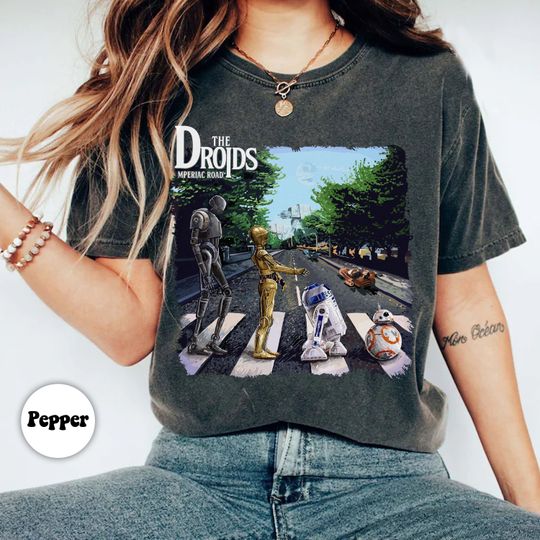 Star Wars Shirt, Droids Abbey Road shirt, Disneyworld Star Wars Shirt,  Star Wars Gift, Star Wars Shirt