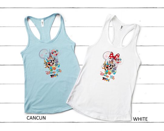 Disney Epcot Tank Top, Vintage Epcot 1982 Tank Top, Mickey And Friends Tank, Vintage Disney Tank Top, Disney Couple Tank