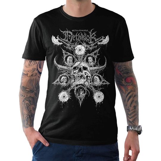 Metalocalypse Dethklok Art T-Shirt, Men's and Women's