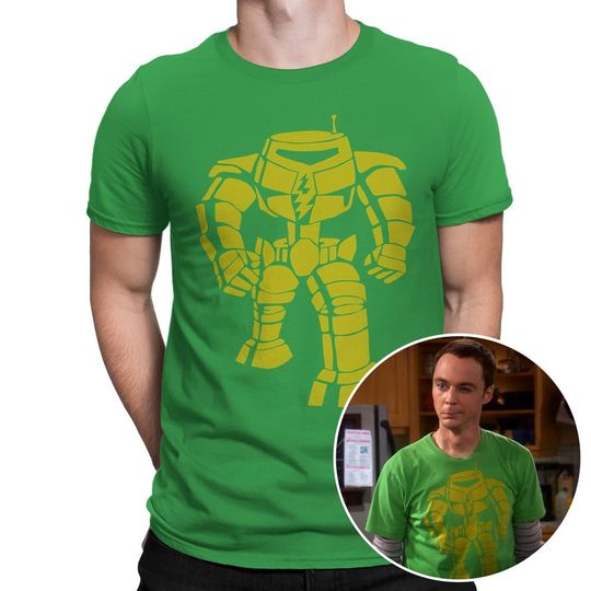 Sheldon Cooper Robot T-Shirt, The Big Bang Theory Shirt, Men's and Women's