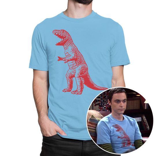 Sheldon Cooper T-Rex Dinosaur T-Shirt, The Big Bang Theory Shirt, Men's and Women's