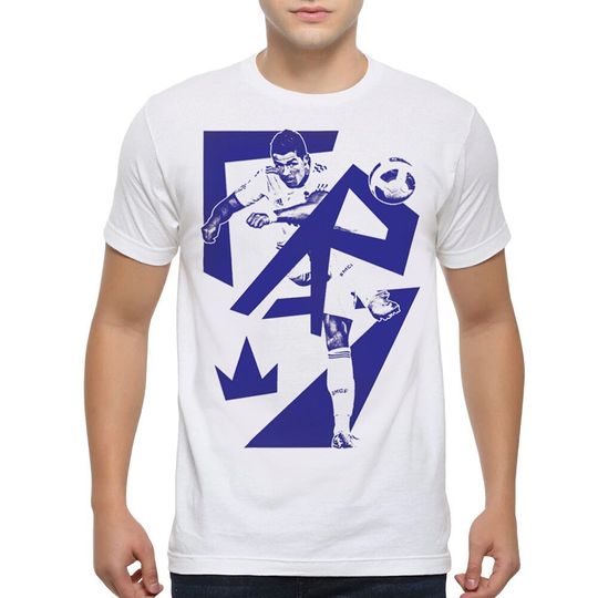 Cristiano Ronaldo Football T-Shirt, Men's and Women's