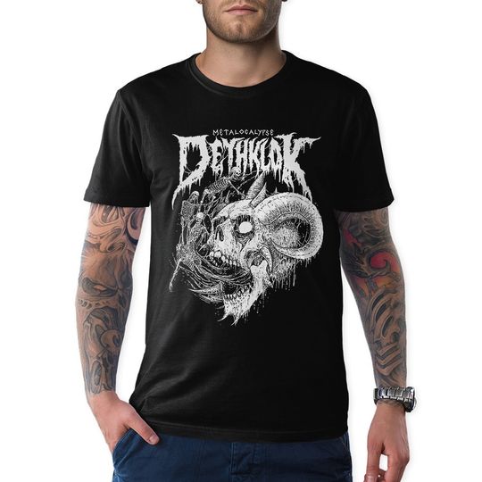 Metalocalypse Dethklok Skull T-Shirt, Men's and Women's