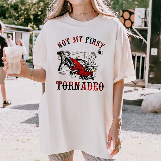 Glen Powell Shirt, Not my First Tornado Shirt, Tyler Owens Twisters Shirt, Vintage Glen Powell Tee, Twisters Movie, If You Feel it Chase It