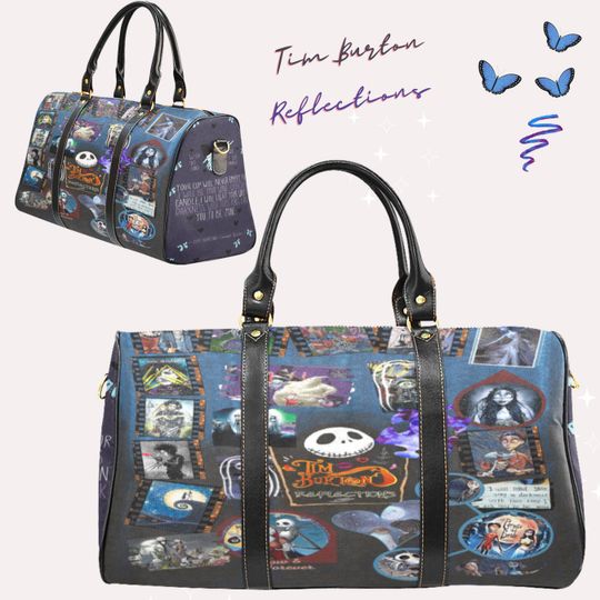 Burton Inspired Theme Doctor Bag  Corpse Bride Theme  Nightmare Before Christmas  Case  Messenger  Commuter Bag  Umbrella  Wallet