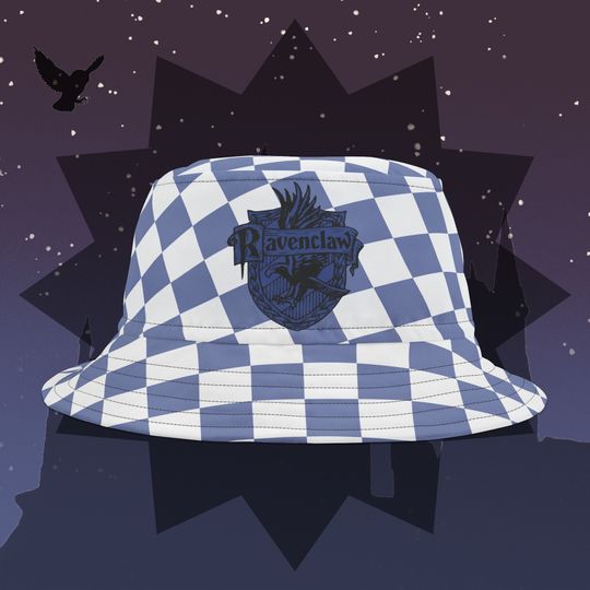 Harry Potter Bucket Hat, Hufflepuff, Gryffindor, Ravenclaw, Slytherin, universal Bucket hats